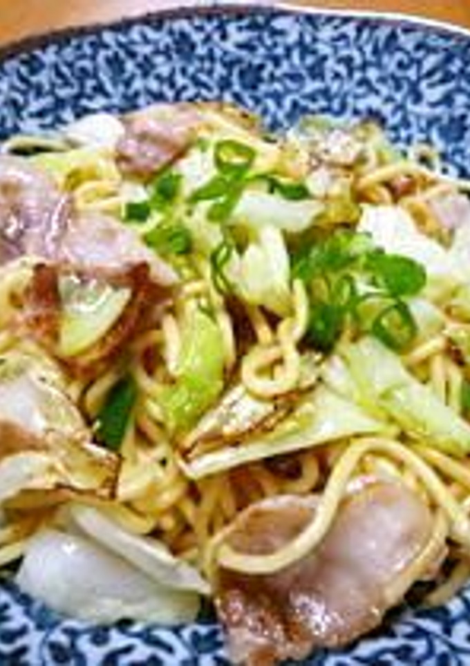 下宿生応援レシピ！塩焼きそば☆-レシピのメイン写真