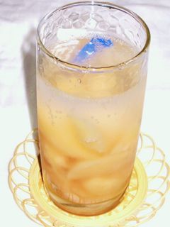 サイダー×桃のコンポート-レシピのメイン写真
