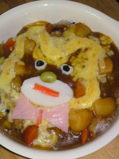 簡単!!焼きカレーくまさん-レシピのメイン写真
