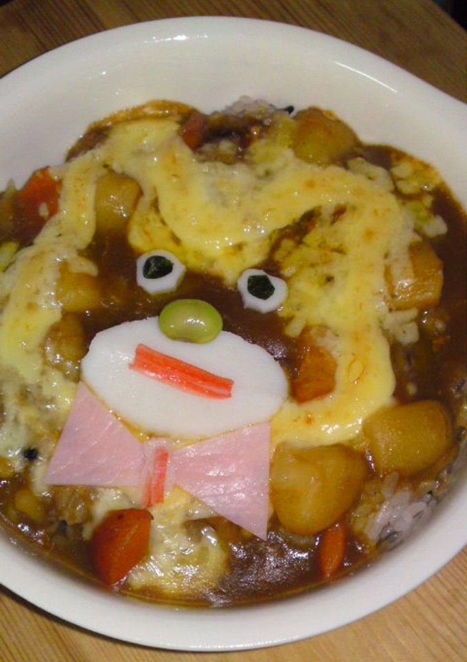 簡単！！焼きカレーくまさん-レシピのメイン写真