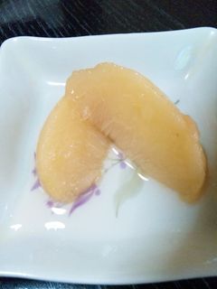 レンジで桃のコンポート-レシピのメイン写真