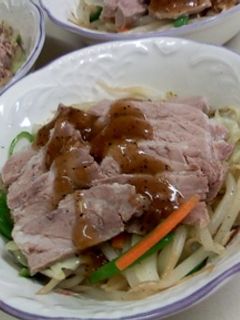 炒め野菜と茹で豚のサラダ-レシピのメイン写真