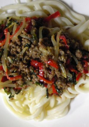 肉味噌うどん-レシピのメイン写真
