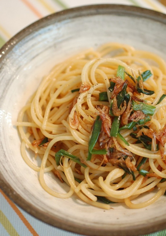 ねぎと桜エビの焦がし醤油パスタ-レシピのメイン写真