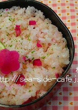 夏のさっぱり梅すだちご飯(お弁当にも)-レシピのメイン写真