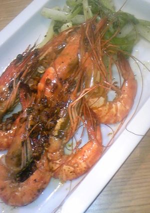 ブラックタイガーの香味炒め-レシピのメイン写真