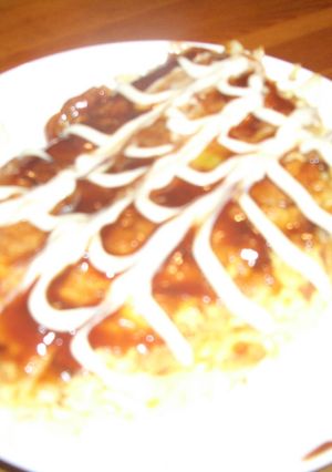 卵とキャベツだけでお好み焼き風～-レシピのメイン写真