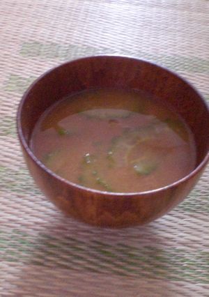 ゴーヤのお味噌汁-レシピのメイン写真