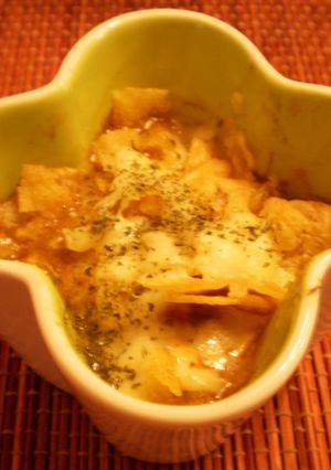 ☆残りカレーで♪ポテチ＆チーズｶﾘｶﾘ焼-レシピのメイン写真