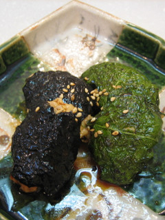 鶏ひき肉の磯辺焼き-レシピのメイン写真