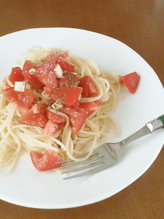 簡単!冷んやり☆トマトパスタ-レシピのメイン写真