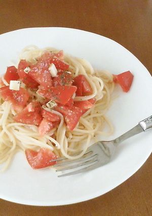 簡単！冷んやり☆トマトパスタ-レシピのメイン写真