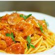 ローマ名物アマトリチャーナのパスタ