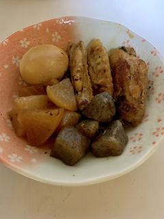 手羽先大根玉子こんにゃくの柔らか煮-レシピのメイン写真