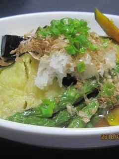 夏野菜の揚げ浸し-レシピのメイン写真