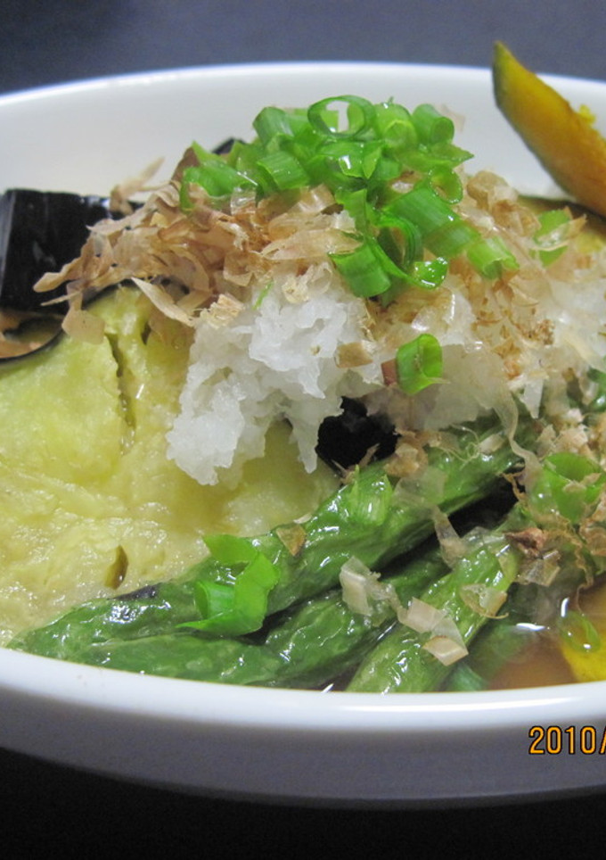 夏野菜の揚げ浸し-レシピのメイン写真