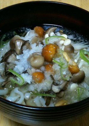 BSヌードル　きのこのみぞれうどん-レシピのメイン写真