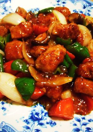 梅干で『酸味まろやか酢豚』-レシピのメイン写真