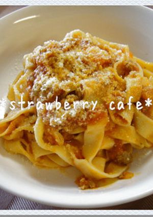 手作りDE本格ミートソースフェットチーネ-レシピのメイン写真