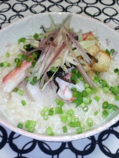 『海鮮和風のお粥』-レシピのメイン写真