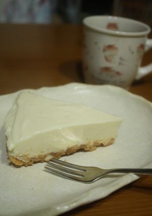 いちご風味、簡単濃厚レアチーズケーキ-レシピのメイン写真