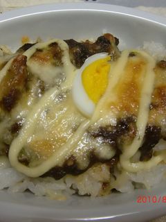 残ったカレーでマヨ焼きカレー♪-レシピのメイン写真