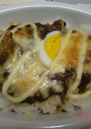 残ったカレーでマヨ焼きカレー♪-レシピのメイン写真