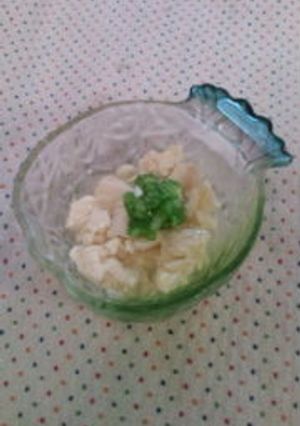 離乳食中期〜＊豆腐の和風キノコ餡掛け-レシピのメイン写真