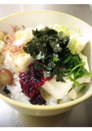 簡単あっさり豆腐丼-レシピのメイン写真