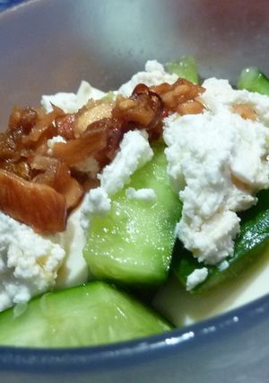 食べるラー油で冷奴-レシピのメイン写真
