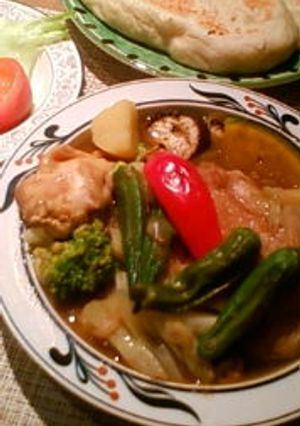野菜盛りだくさん！スープカレー-レシピのメイン写真