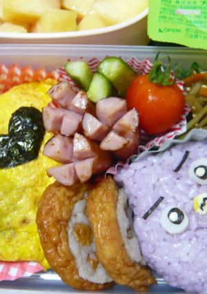 キャラ弁・ペンギンの問題ベッカム-レシピのメイン写真