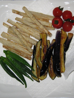 揚げ野菜の塩こしょうかけ-レシピのメイン写真