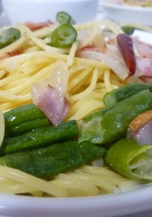 さやいんげんのぺペロンチーノ♪-レシピのメイン写真