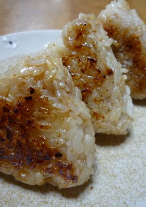 下宿生応援レシピ！焼きおにぎり☆-レシピのメイン写真