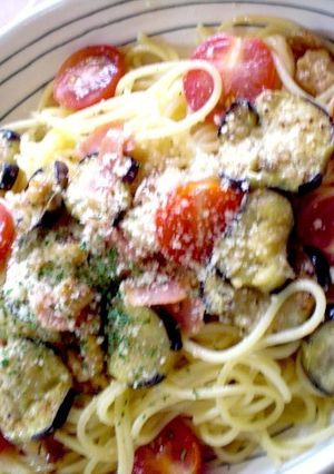 ✿茄子とクルミのチーズパスタ✿-レシピのメイン写真