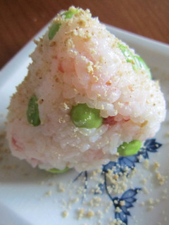 夏のおむすび☆枝豆と梅と胡麻-レシピのメイン写真