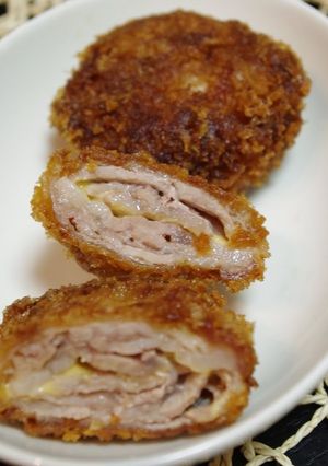 豚こま肉とチーズのちびミルフィーユカツ-レシピのメイン写真