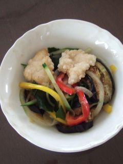 とり胸肉とビタミンCの酢の物-レシピのメイン写真