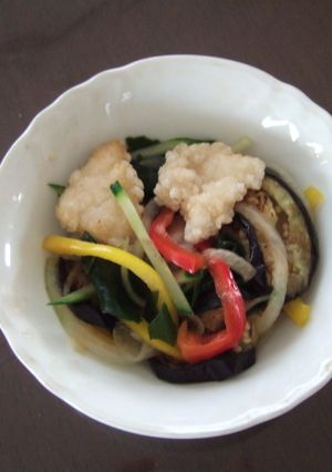 とり胸肉とビタミンCの酢の物-レシピのメイン写真