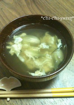 ＊みょうがの卵とじ汁＊-レシピのメイン写真
