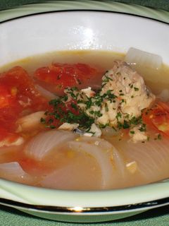 鮭缶でトマトと玉ねぎの冷製スープ-レシピのメイン写真