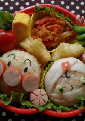 キャラ弁☆ロールパンナちゃん-レシピのメイン写真