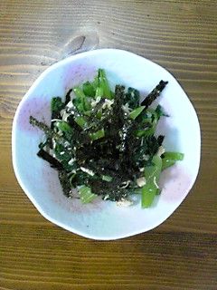 小松菜の辛子和え-レシピのメイン写真