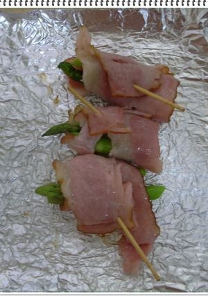 簡単弁当☆フライパン不要アスパラベーコン-レシピのメイン写真