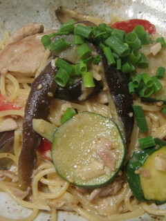 なすと豚肉のゴママヨパスタ-レシピのメイン写真
