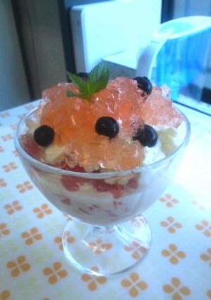 アセロラジュレパフェ-レシピのメイン写真