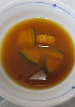 カボチャのお味噌汁-レシピのメイン写真