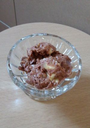 豆腐でスイーツ☆チョコバナナアイス☆-レシピのメイン写真