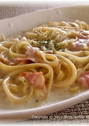 カップスープでクリームパスタ-レシピのメイン写真
